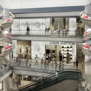 Ala Moana Center Court Holiday Rendering