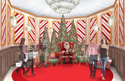 Chesterfield House Holiday Set Interior 3d Rendering