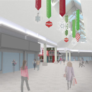 Chesterfield House Holiday Set Interior 3d Rendering