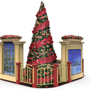 Northwest Arkansas 3d Holiday Set Rendering