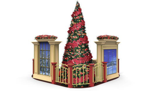 Northwest Arkansas 3d Holiday Set Rendering