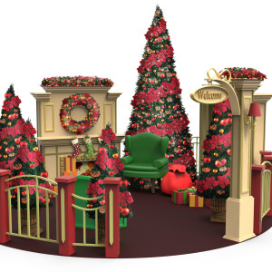 Northwest Arkansas 3d Holiday Set Rendering