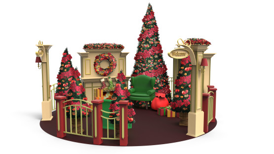 Northwest Arkansas 3d Holiday Set Rendering