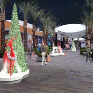 Summerlin Common Area Holiday 3d Rendering