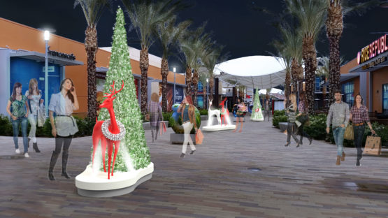 Summerlin Common Area Holiday 3d Rendering