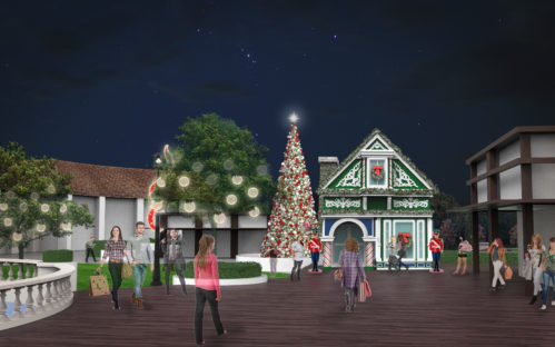 Veranda House Exterior Set 3d Rendering