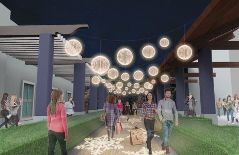 Veranda Overhead Light Rendering