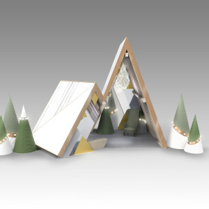 seasonal Holiday Set Rendering