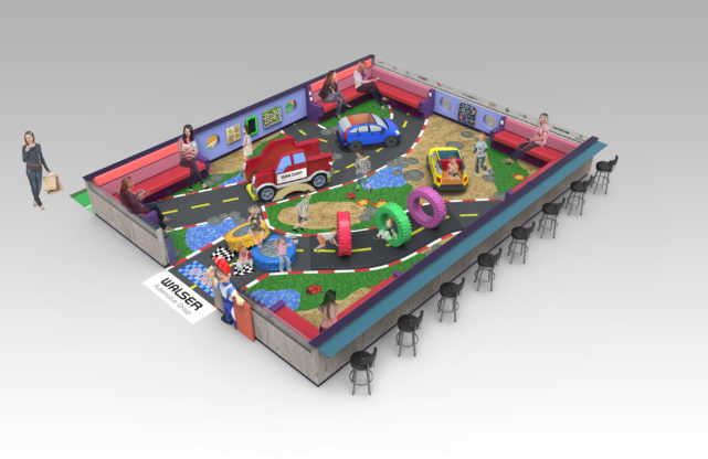 Burnsville Center Play Area 3d Render
