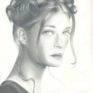 Aishwariya Pencil Portrait