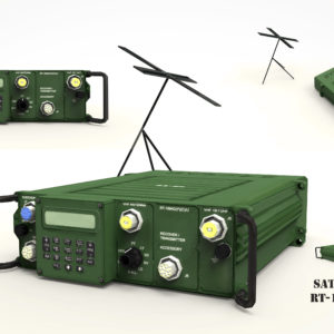 3d Satcom Radio Render