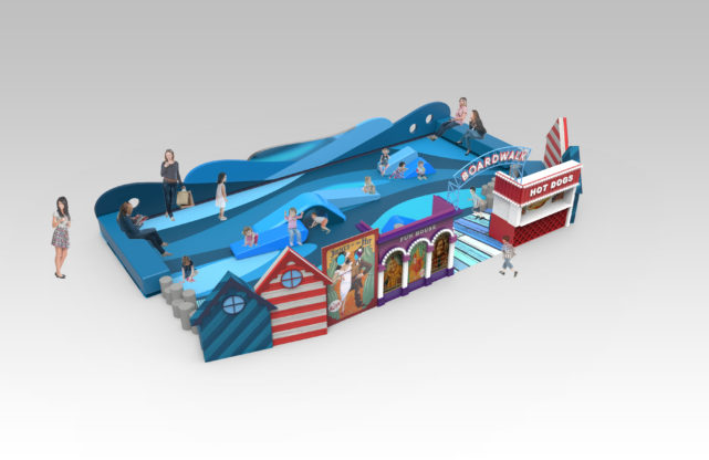 Bergen Town Center 3d Playarea Rendering