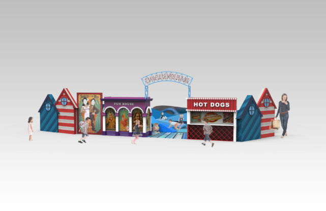 Bergen Town Center 3d Playarea Rendering