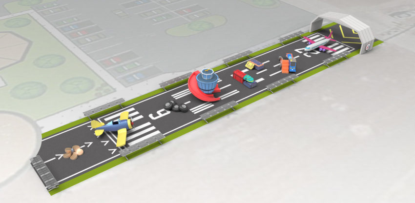 Fernandina Beach Airport Playarea 3d Rendering