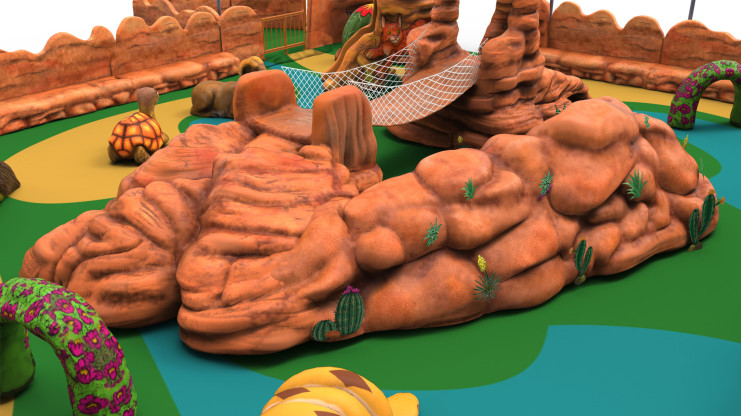 LasVegas Playarea 3d Rendering