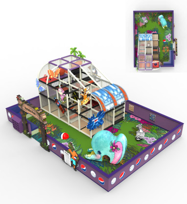 Quincy Mall Playarea 3d Rendering