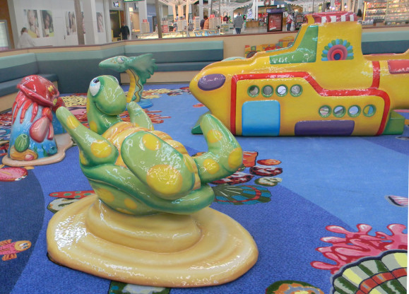 Playmouth Meting Mall Turtle Closeup