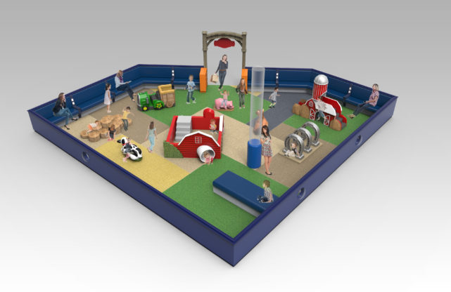 Valley Plaza 3d Playarea Rendering