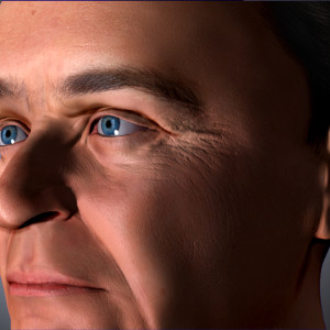 anthony hopkins 3d Rendering