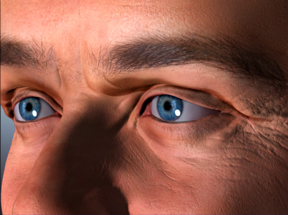 anthony hopkins 3d Rendering