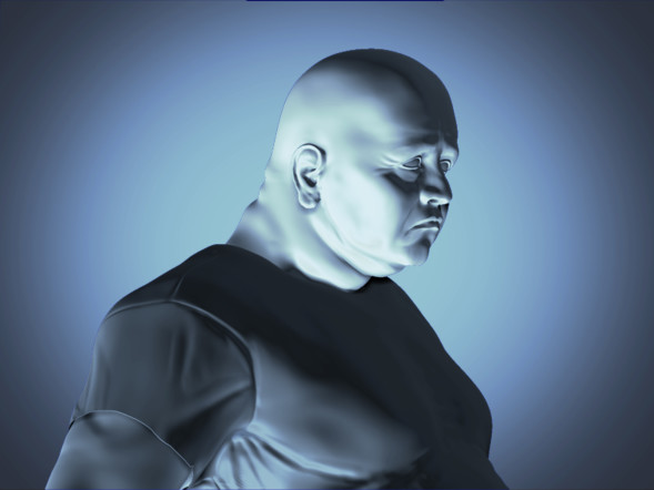 fat butcher 3d Rendering