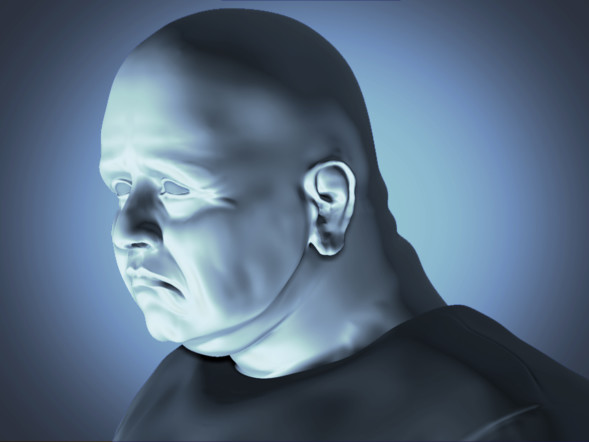 fat butcher 3d Rendering