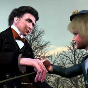 moving on shot animation 3d Rendering