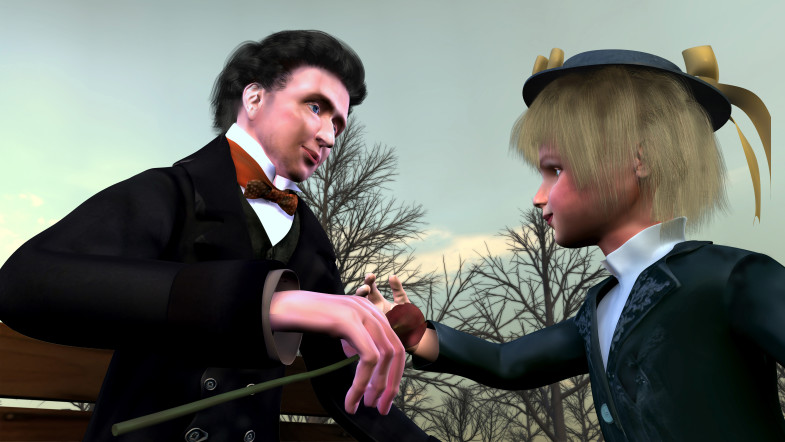 moving on shot animation 3d Rendering