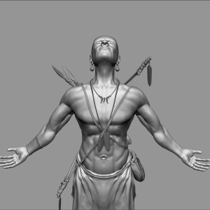 native man 3d Rendering