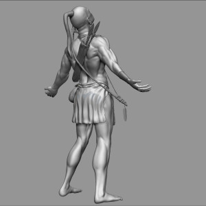 native man 3d Rendering